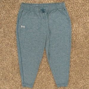 Under Armour Blue and Green Joggers with Elastic Cuffs